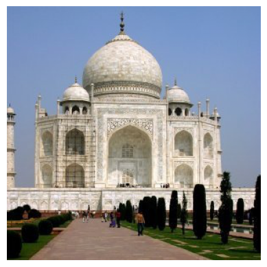 Blurred Taj Mahal