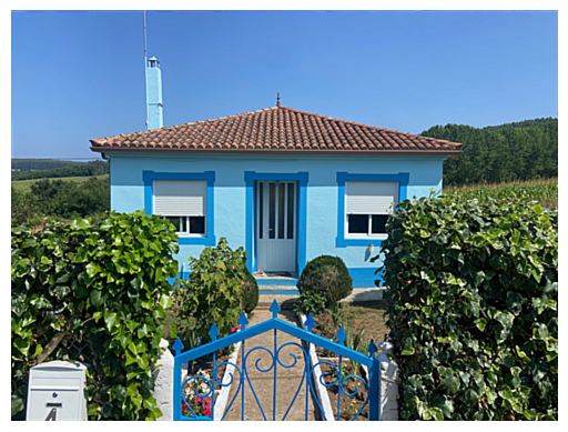 Sharpened Blue House