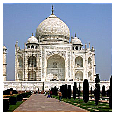 Sharpened Taj Mahal